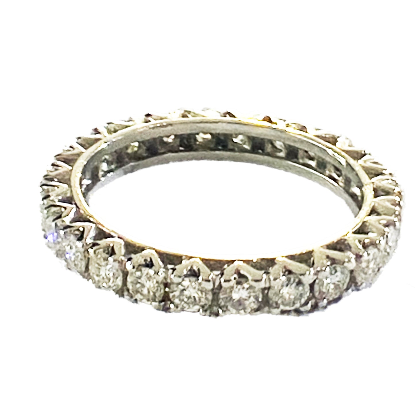 #3973 Marquise Shaped Diamond Wedding Band Size 5.3/4