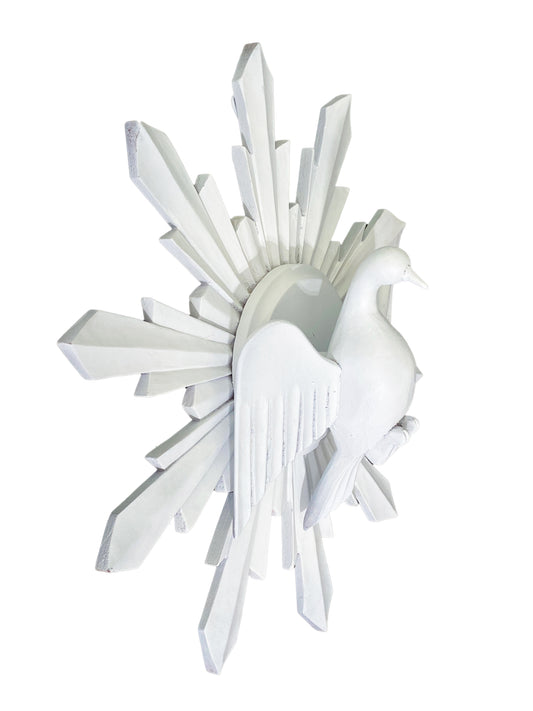 #4317 European Wooden Dove Sunburst the Holy Spirit 20" Diameter