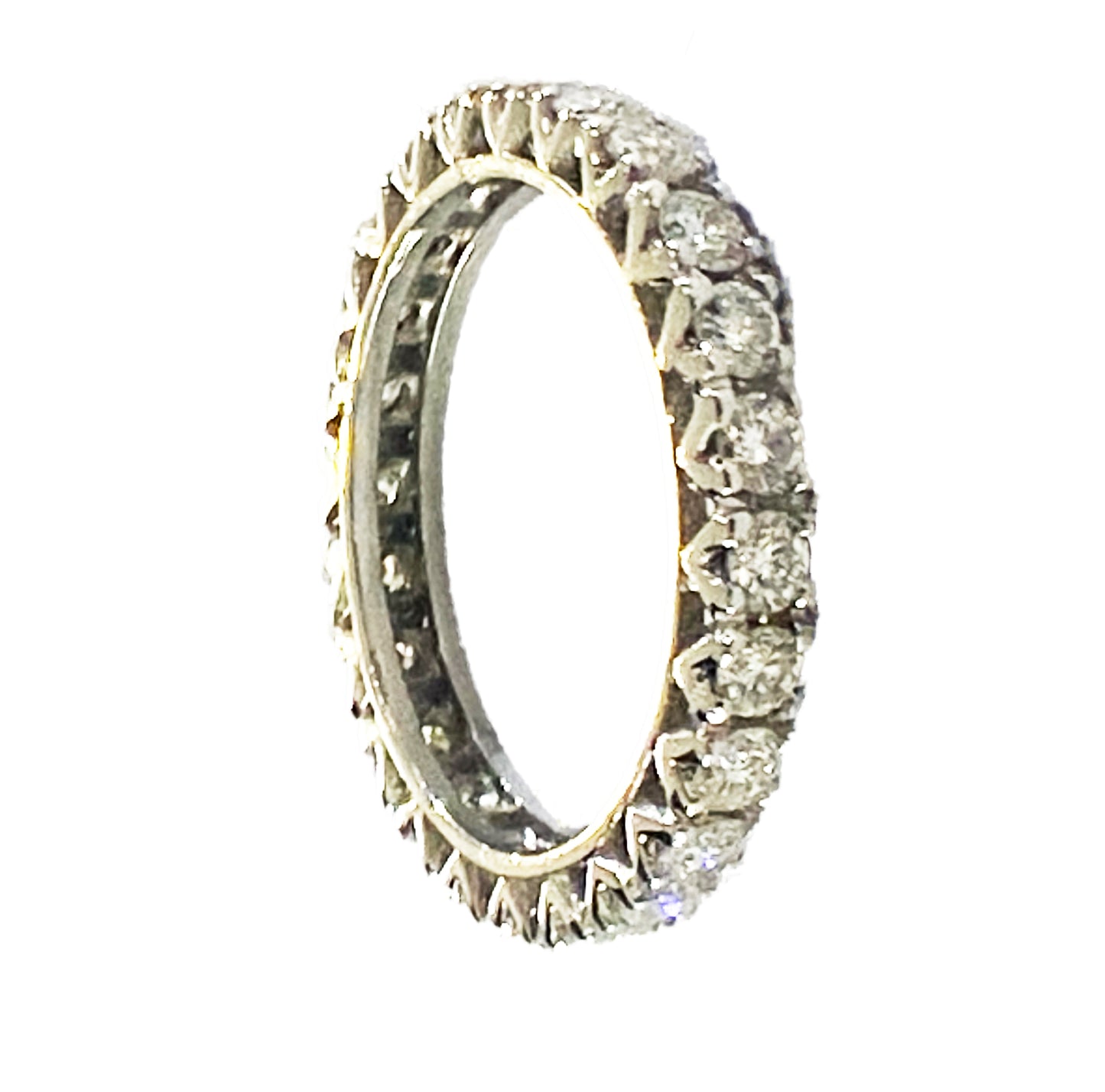 #3973 Marquise Shaped Diamond Wedding Band Size 5.3/4