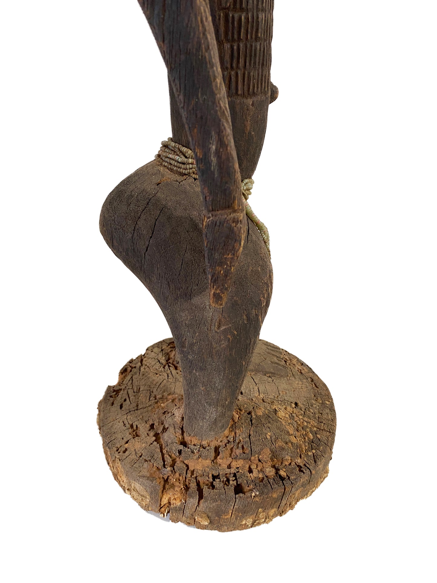 #4331 Old Dogon Maternity Female Figure Sculpture  Mali 32" H