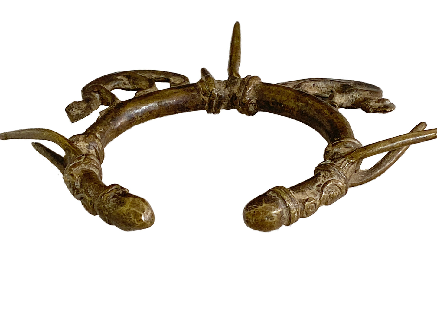 # 4293Exquisite Bronze currency Bracelet Gan Burkina Faso