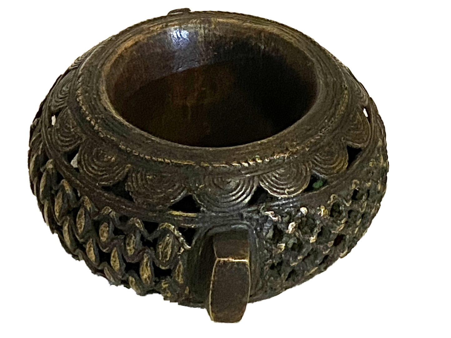 #3365 Superb Benin Bronze Bracelet Currency Nigeria