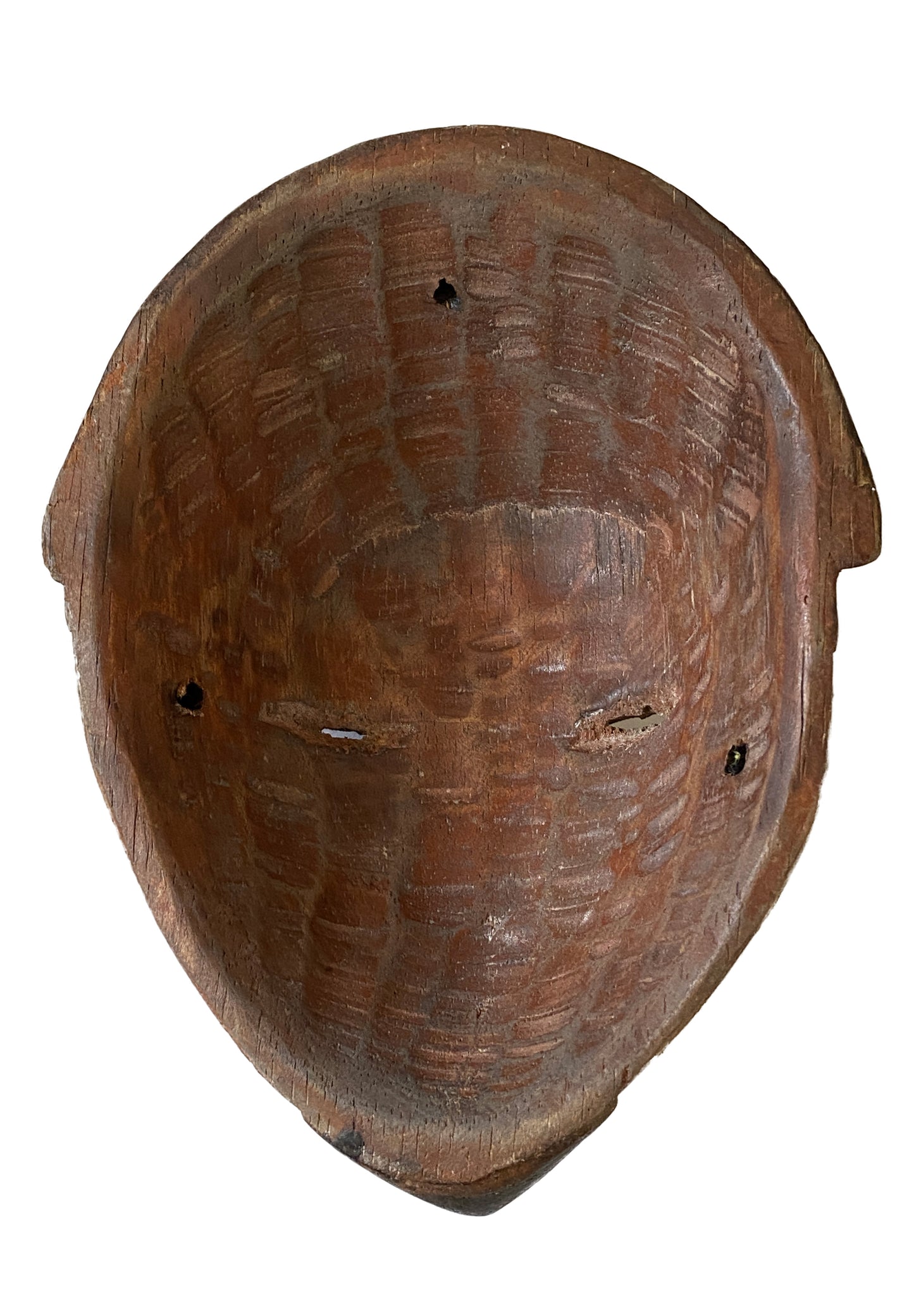#3518 Tribal African Igbo Passport Mask Nigeria 8" H