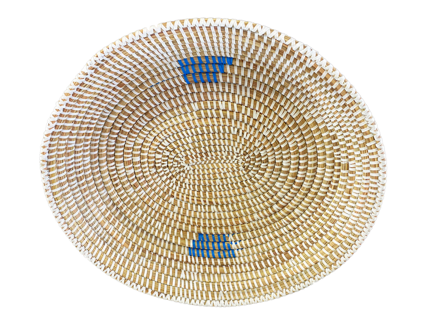 #3488 Handmade Woven Wolof Basket From Senegal