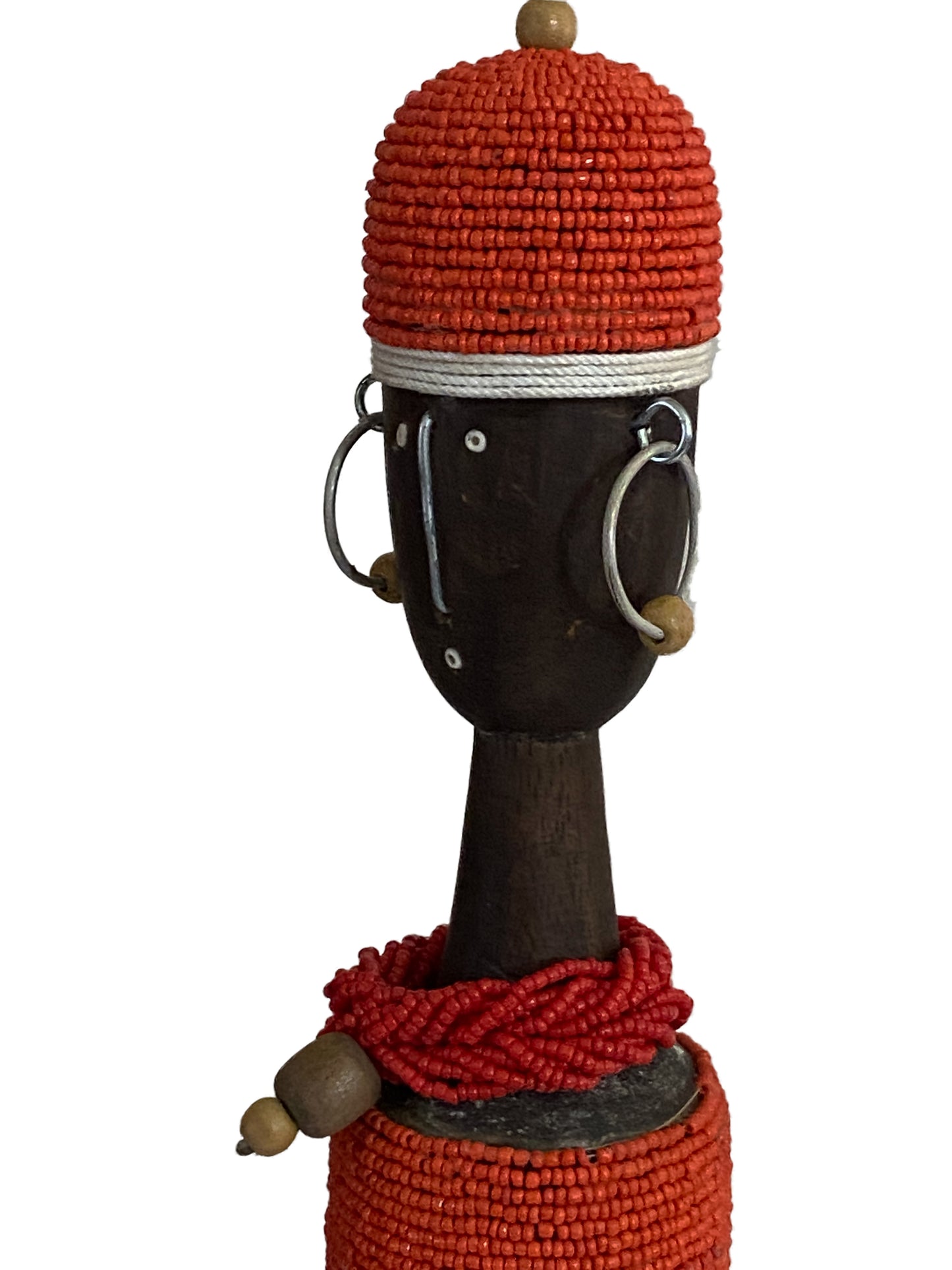 # 3945 African Namji Fertility Beaded Doll 22.75" H