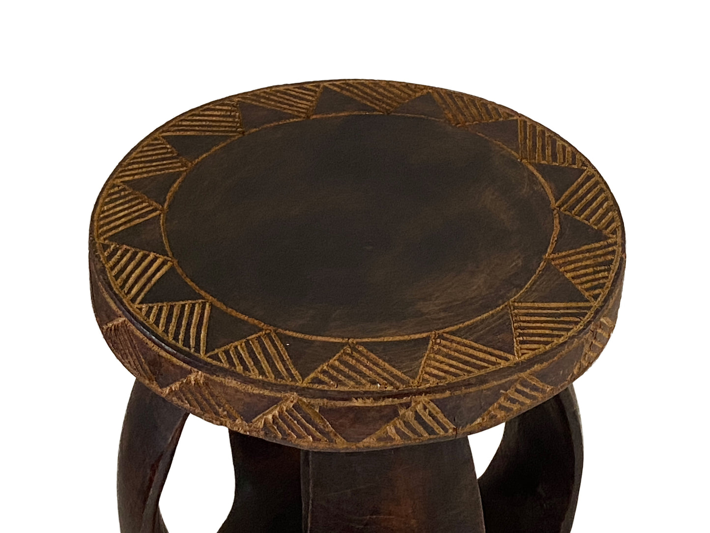 #3750 African Baga Stool/Table Guinea-Bissau 11" H by 9"Diameter