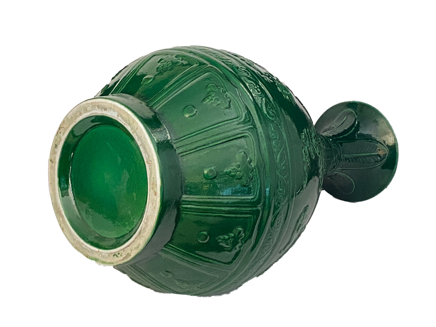 #3174 Chinoiserie Large Onion Shape Dragon Vase