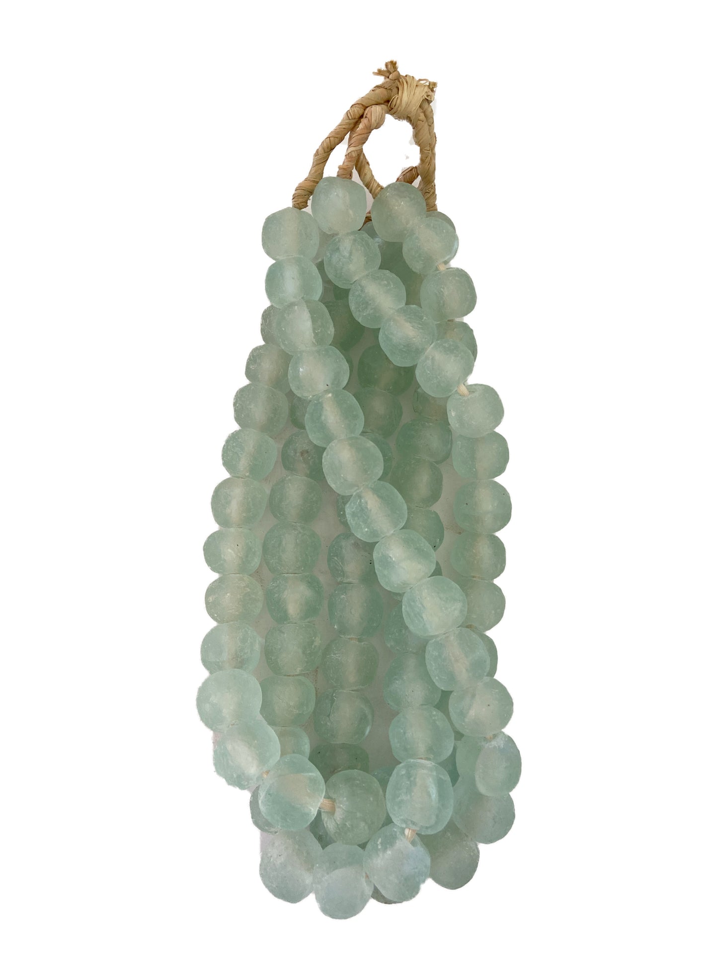 #3341 African Lg GlassTrading Beads Necklace 27" H Set of 3