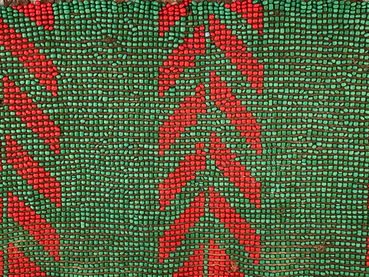 # 3500 Ceremonial Skirt Kirdi Beaded Cache Sex Pikuran Cameroon 17" W by 8.5"H