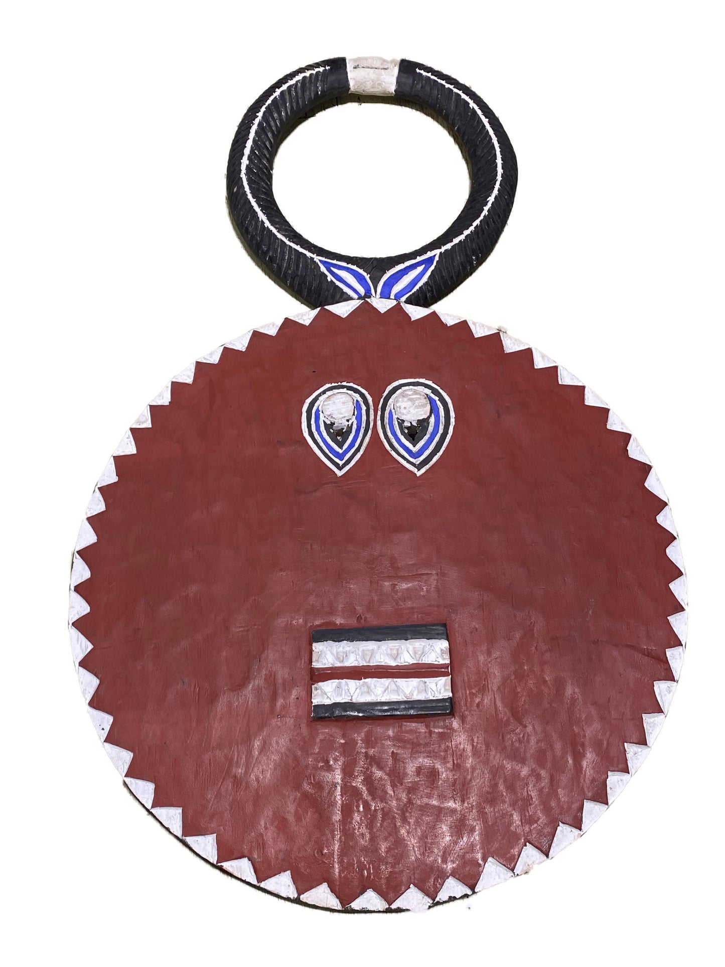 #4118 Large African Baule Goli Ceremonial Mask I Coast 45" H