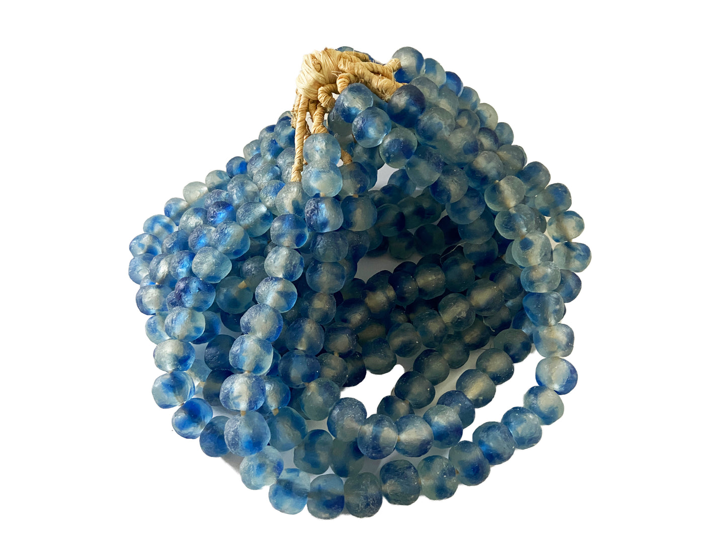 #2278 African Jumbo Glass Trading Beads String