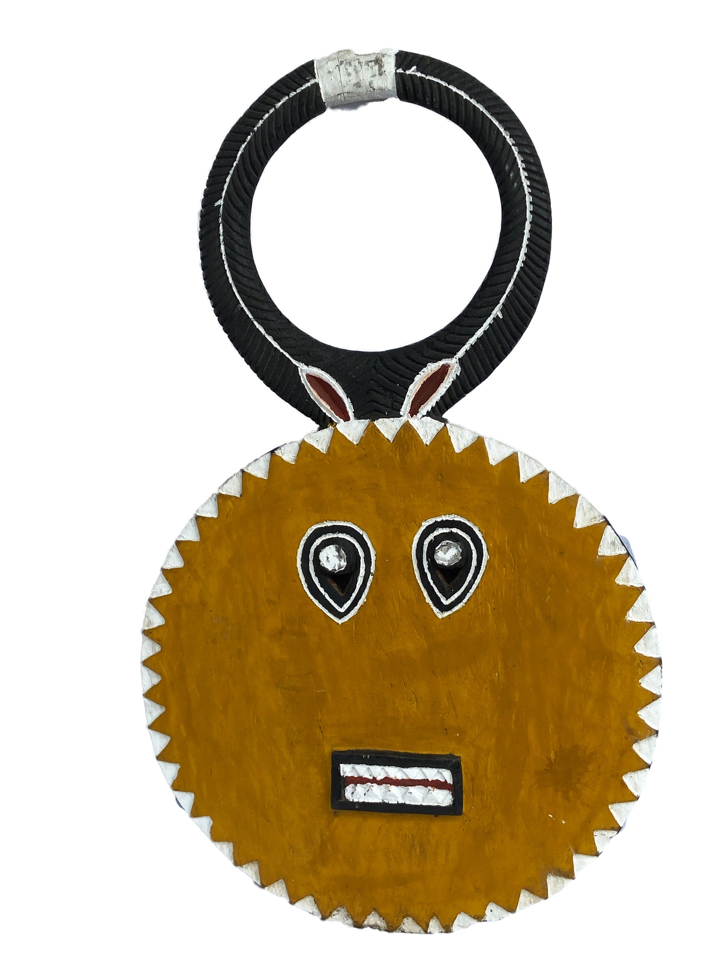 #3596 Large African Baule Goli Ceremonial Mask I Coast 44" H by 26" W