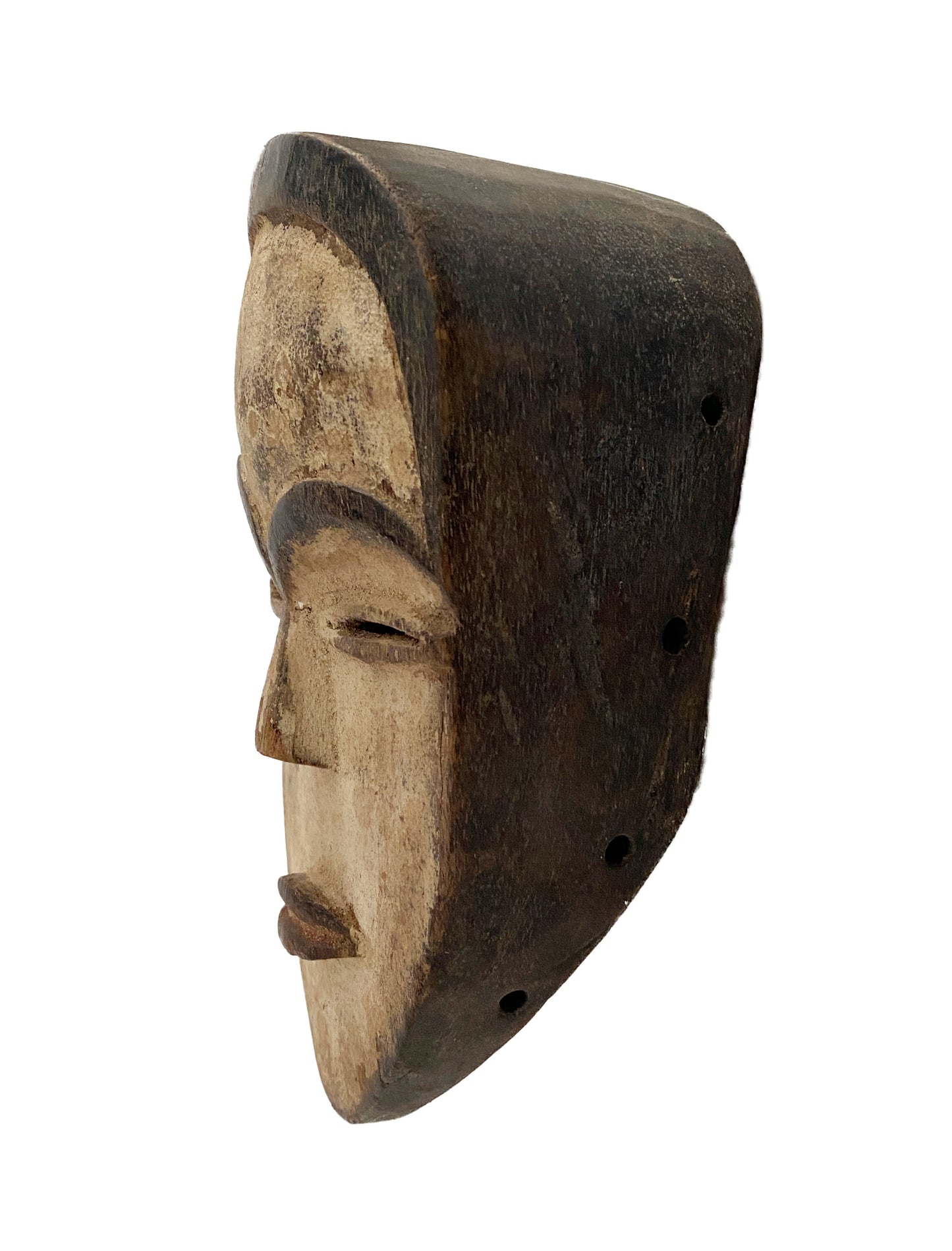 #3454 Superb African Bamileke Passport /Mask Cameroon 7" H
