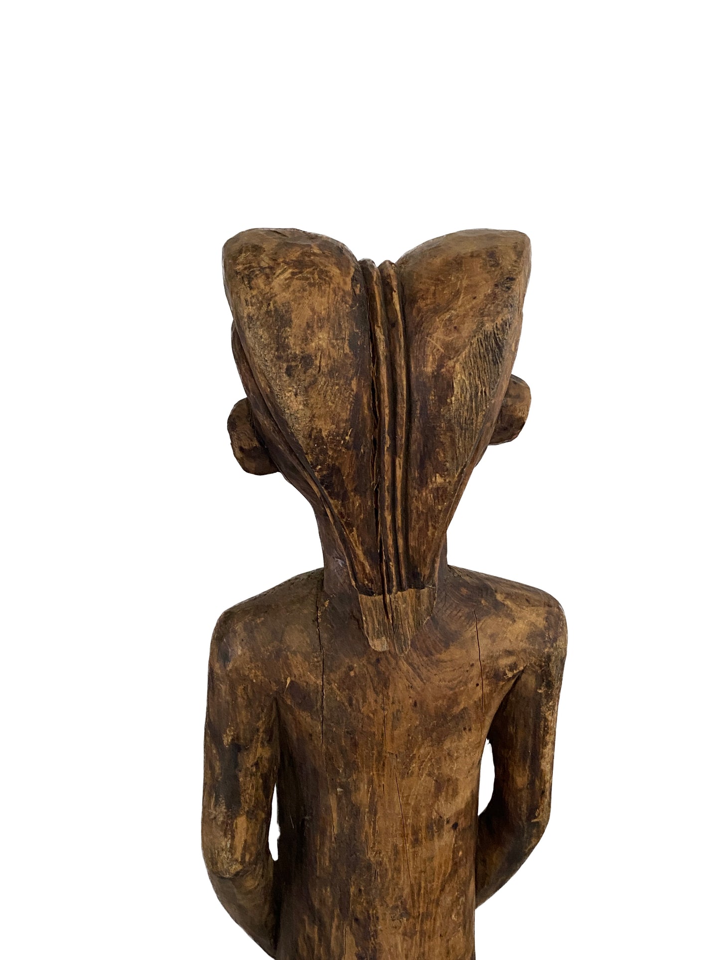 #3918 Old African Senufo Maternity Sculpture 25.5" H