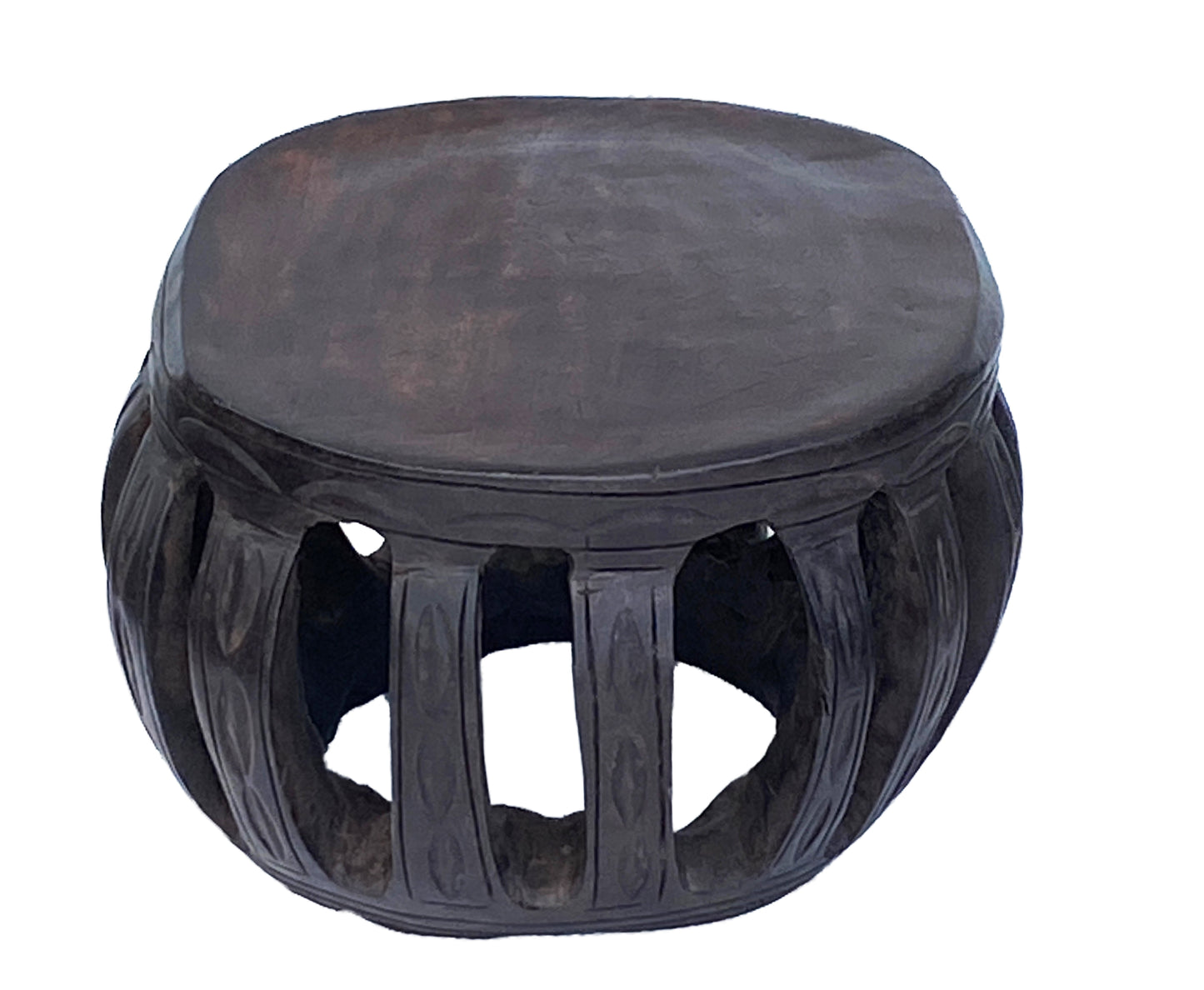 #3822 African Large Baga Stool/Table Guinea-Bissau 16.5"Diameter
