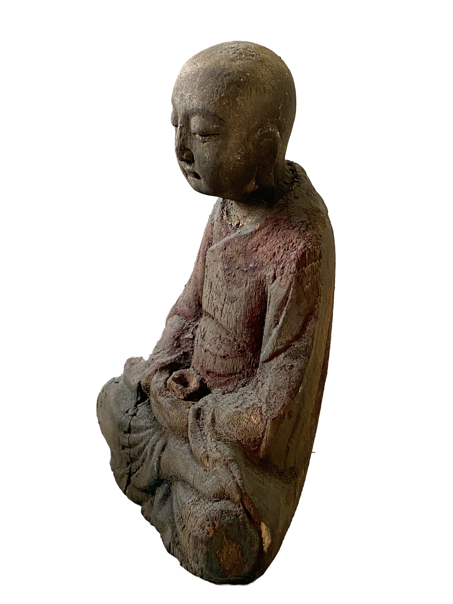 #2227 Superb Wooden Medicine Buddha 9" H