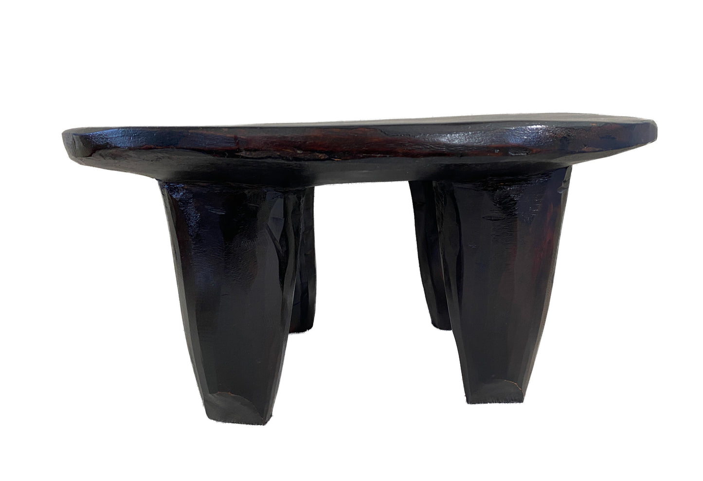 # 4425 African Senufo Wood Milk Stool I . Coast