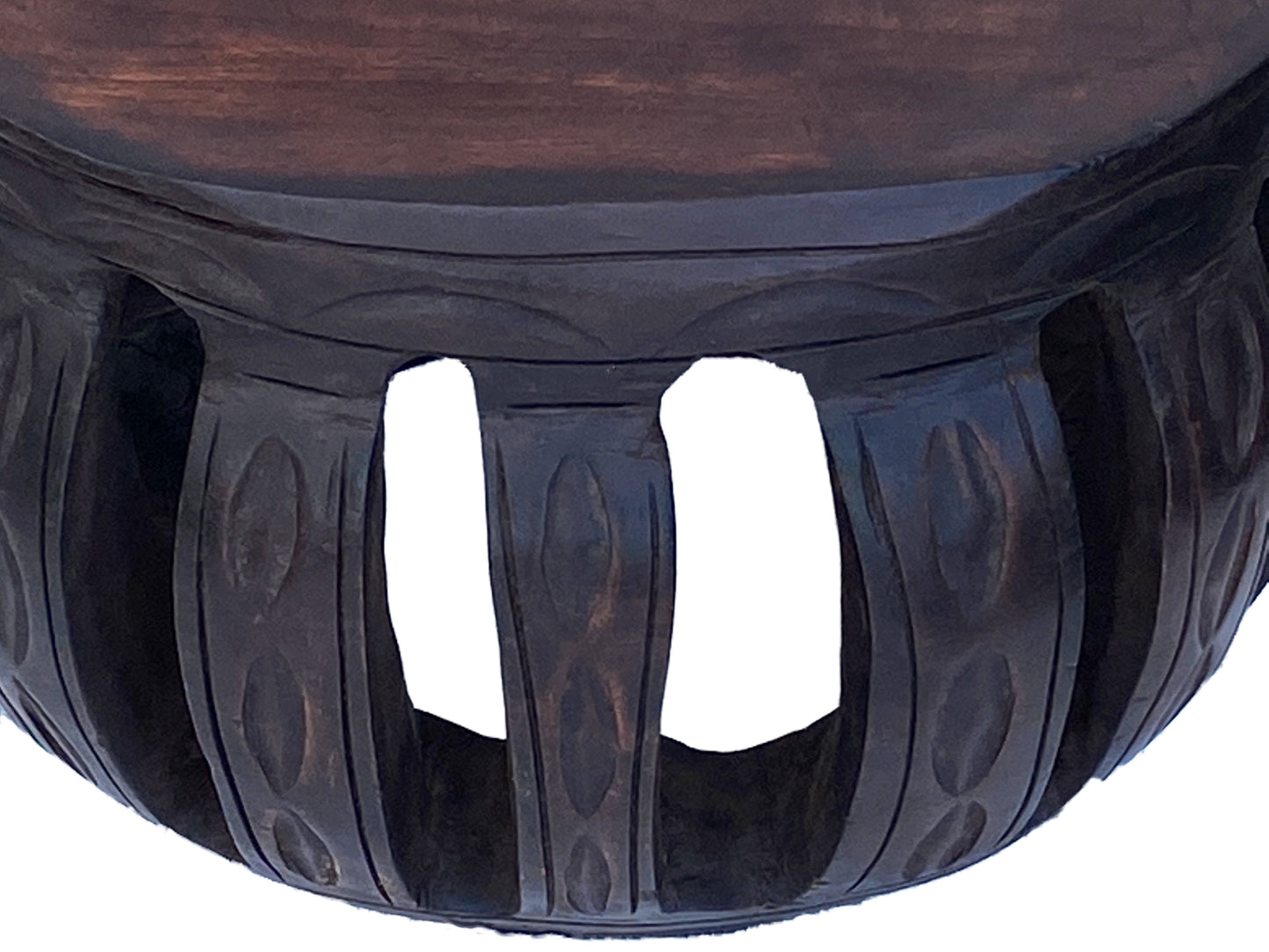 #3822 African Large Baga Stool/Table Guinea-Bissau 16.5"Diameter
