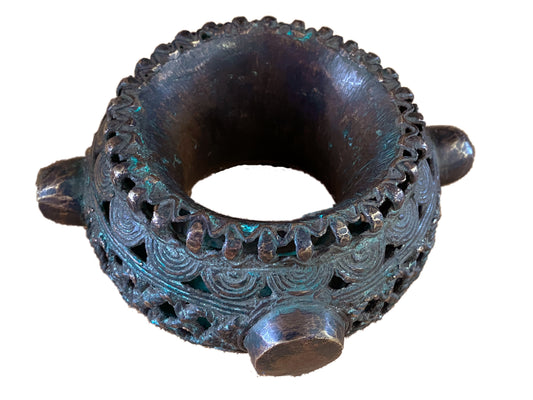 #3709 Superb Benin  Bronze Bracelet Currency Nigeria