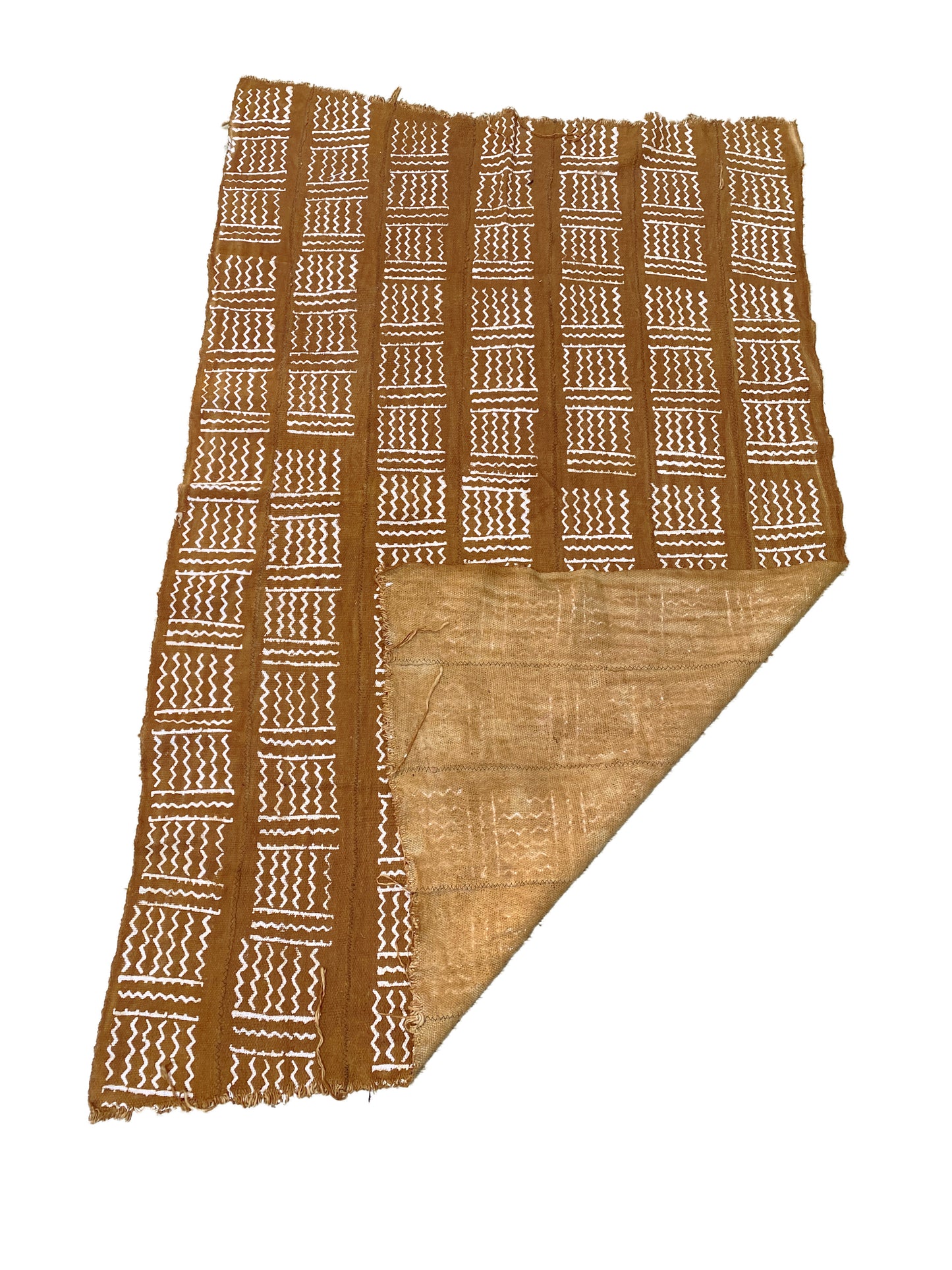 #4092 Superb Bogolan Mali Mud Cloth Textile 38" by 62"