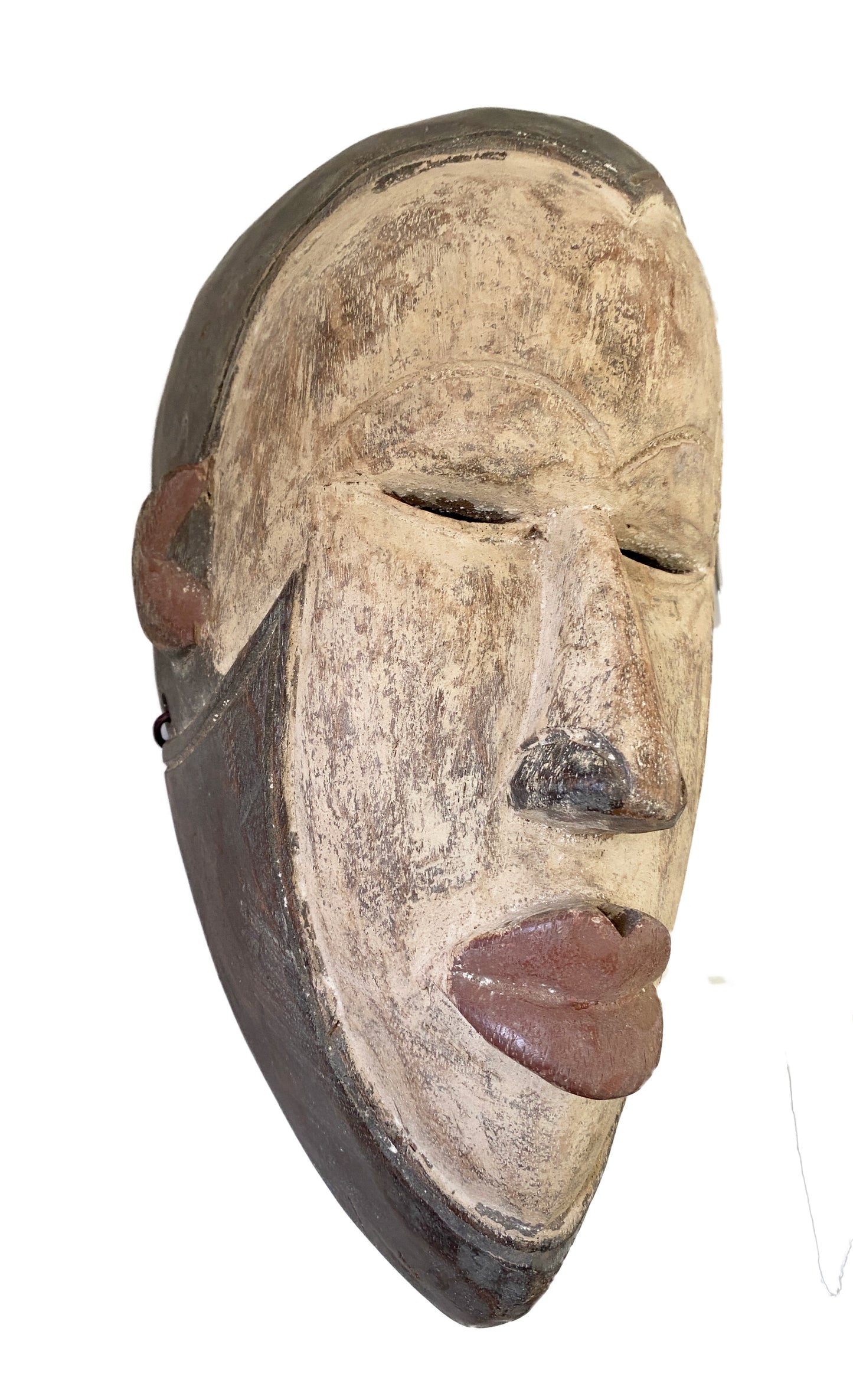 #3660 African Igbo Mask Nigeria 14.25 " H