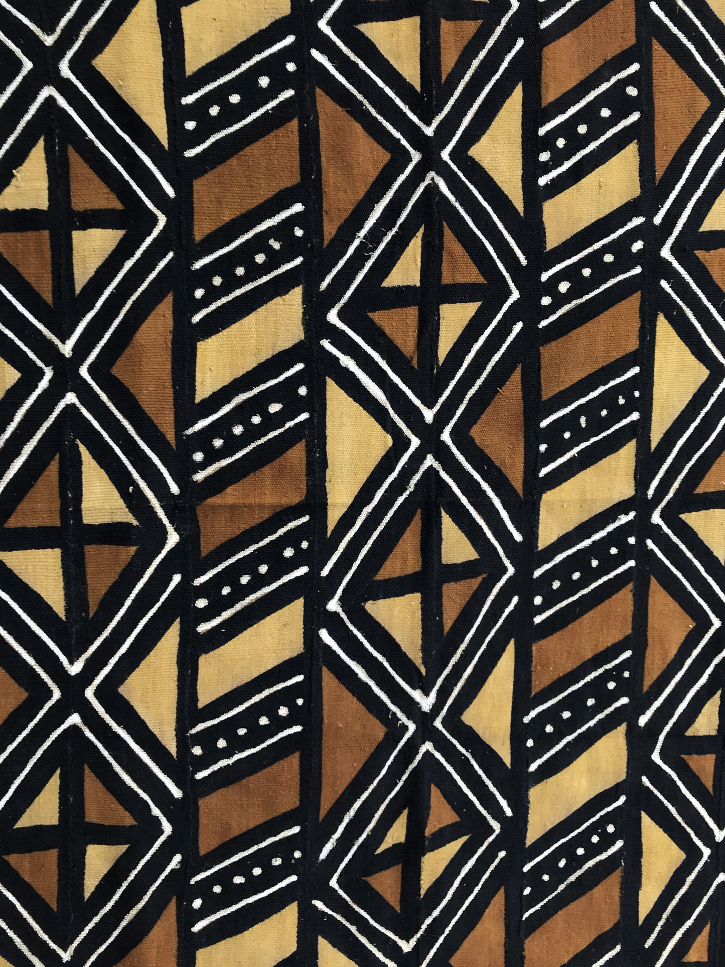 African Bogolan Mud Cloth Textile 65 " by 40 " #2947