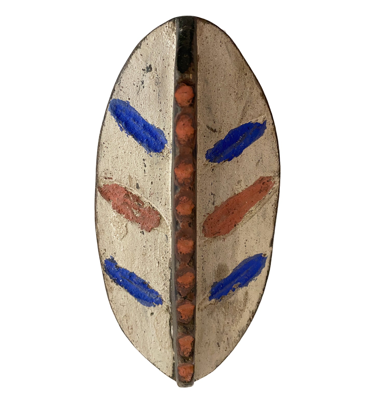 #3471 Superb African Bamileke Passport /Mask Cameroon 7" H