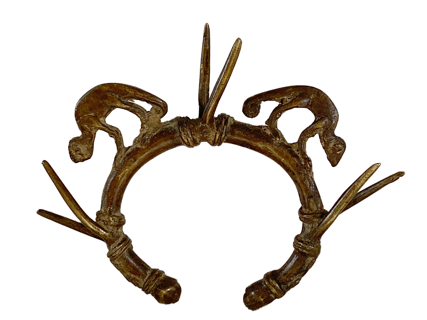 # 4293Exquisite Bronze currency Bracelet Gan Burkina Faso