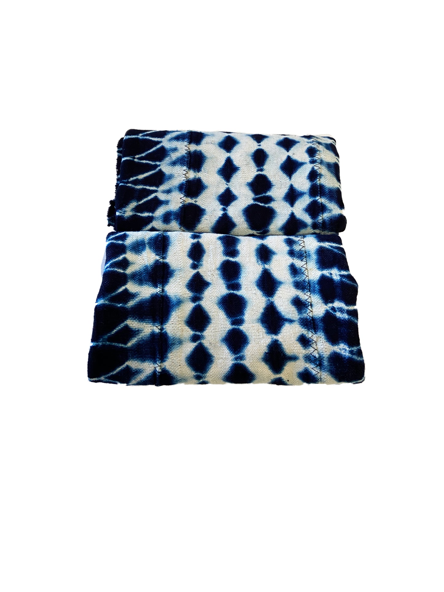 Vtg Mali Indigo Mud Cloth Textile 38" by 68" # 3069