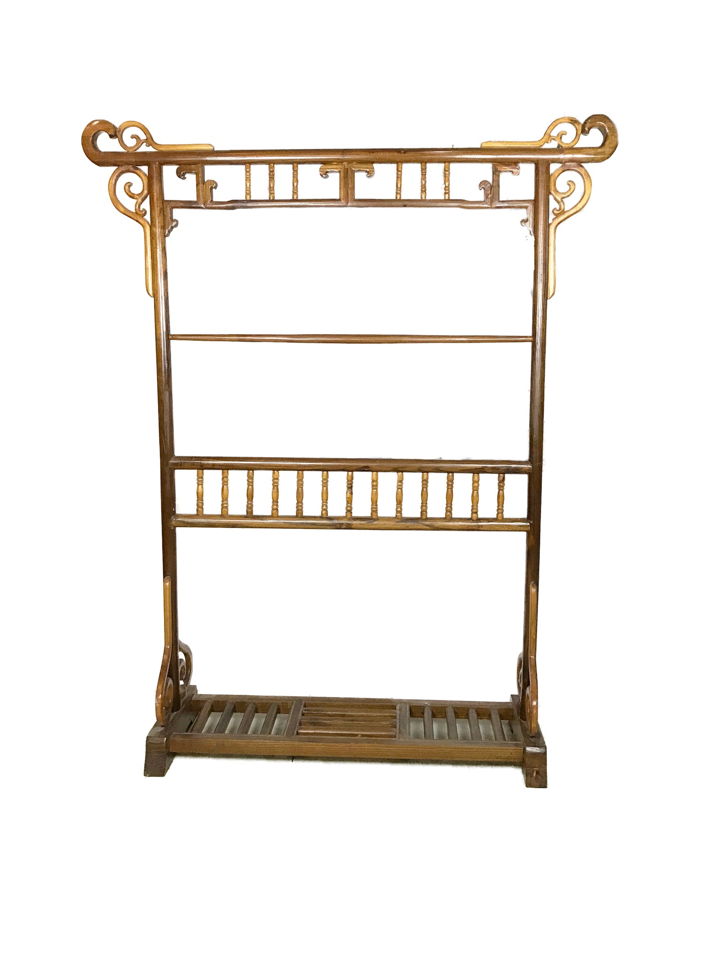 #3024 Elegant Chinese Garment Rack Wood Hanger