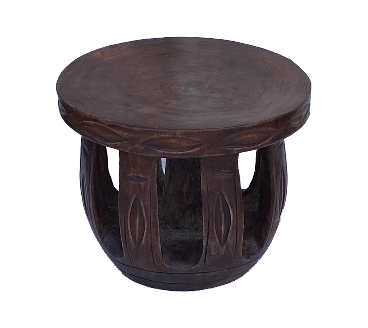 #3836 African Baga Stool Guinea-Bissau 10" H by 12" w