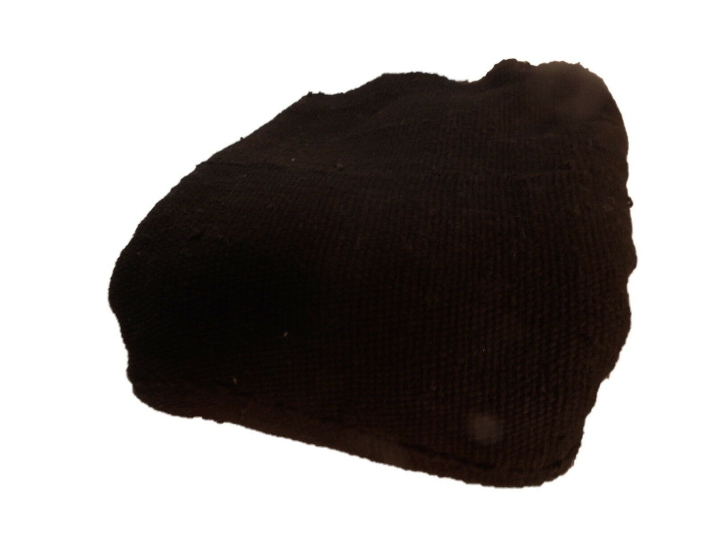 African Plain Black Mud Cloth Textile Mali 40" by 65" # 456