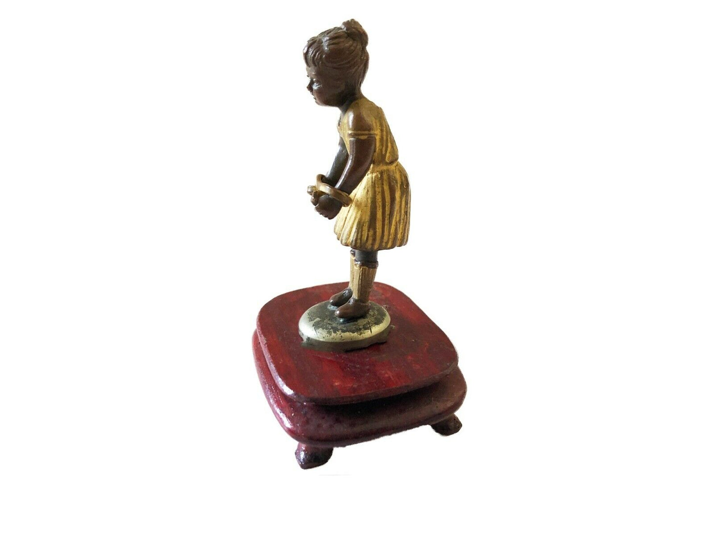 #181 AUSTRIAN VIENNA BRONZE FIGURE 3.25" h w/ STAND