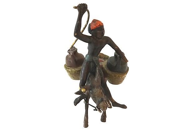 #3908/ok171 Superb Rare Austrian Vienna Bronze Figures