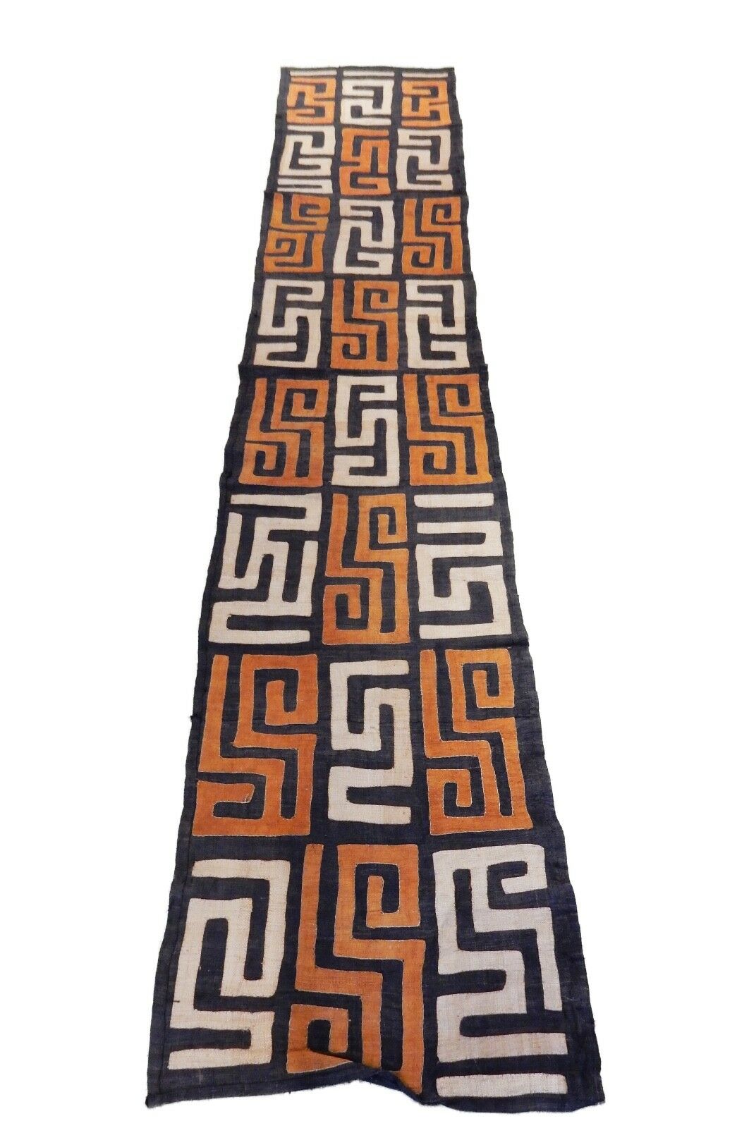 #221k60 Superb Kuba Cloth - Bushoong – DR Congo 118" Long by 22" w