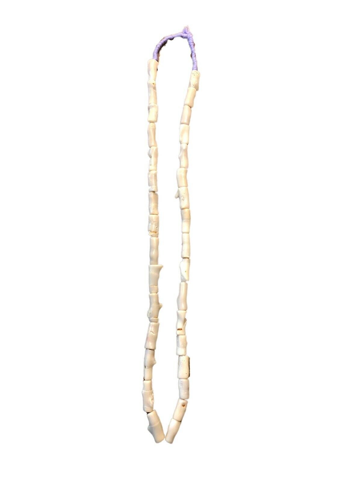 Superb Trade African Natural white Coral 32 Beads
