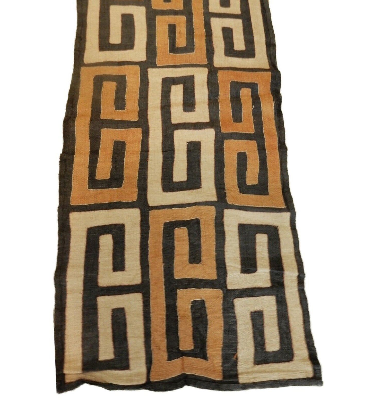 #446 Superb Kuba Cloth - Bushoong – DR Congo 106 Long by 21" w
