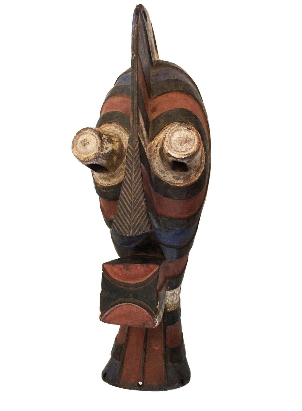 #751 Old African Male Songye Kifwebe Mask 21" h