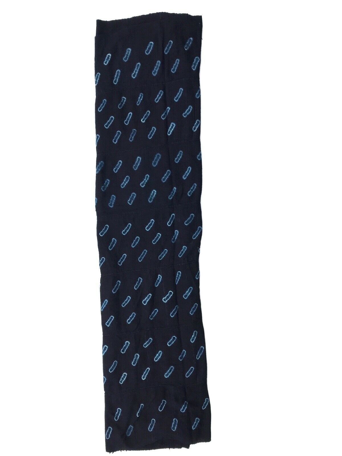 Fine Weaving Mali Indigo Mud Cloth Textile 41" by 54" # 51