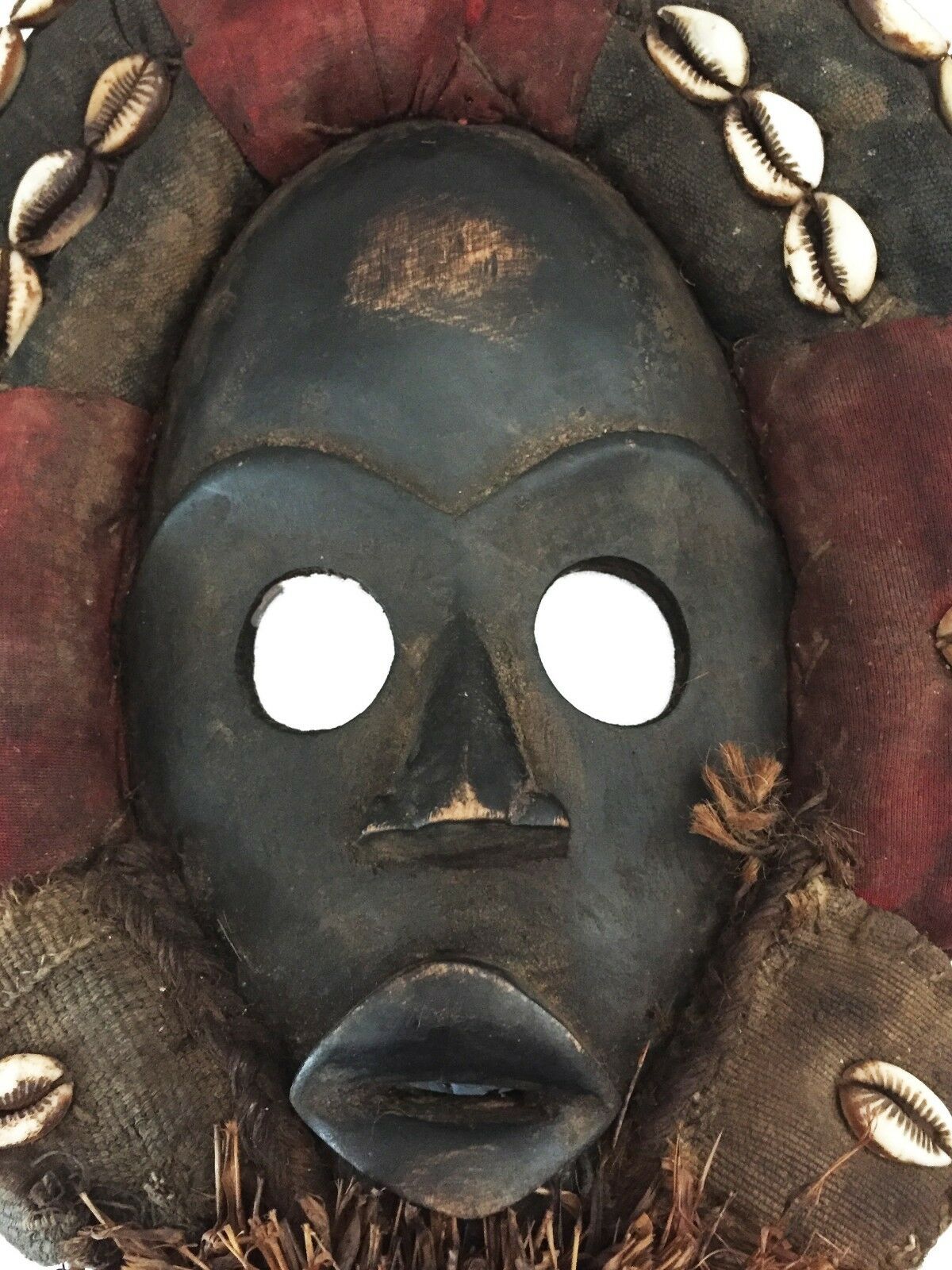 #1606 SUPERB AFRICAN I. COAST DAN CEREMONIAL DANCE MASK