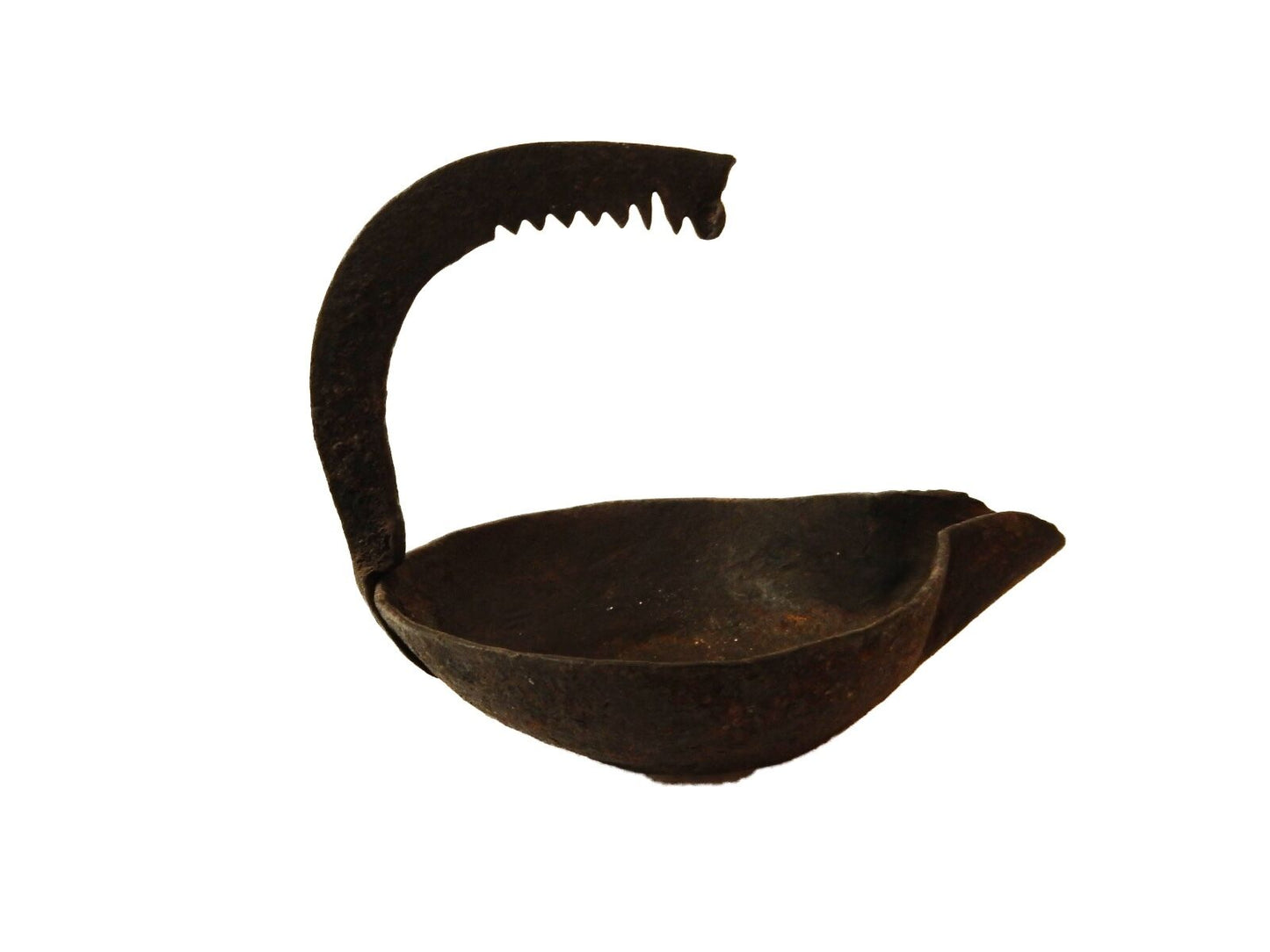 #9 Original Antique Roman Bronze Oil Lamp