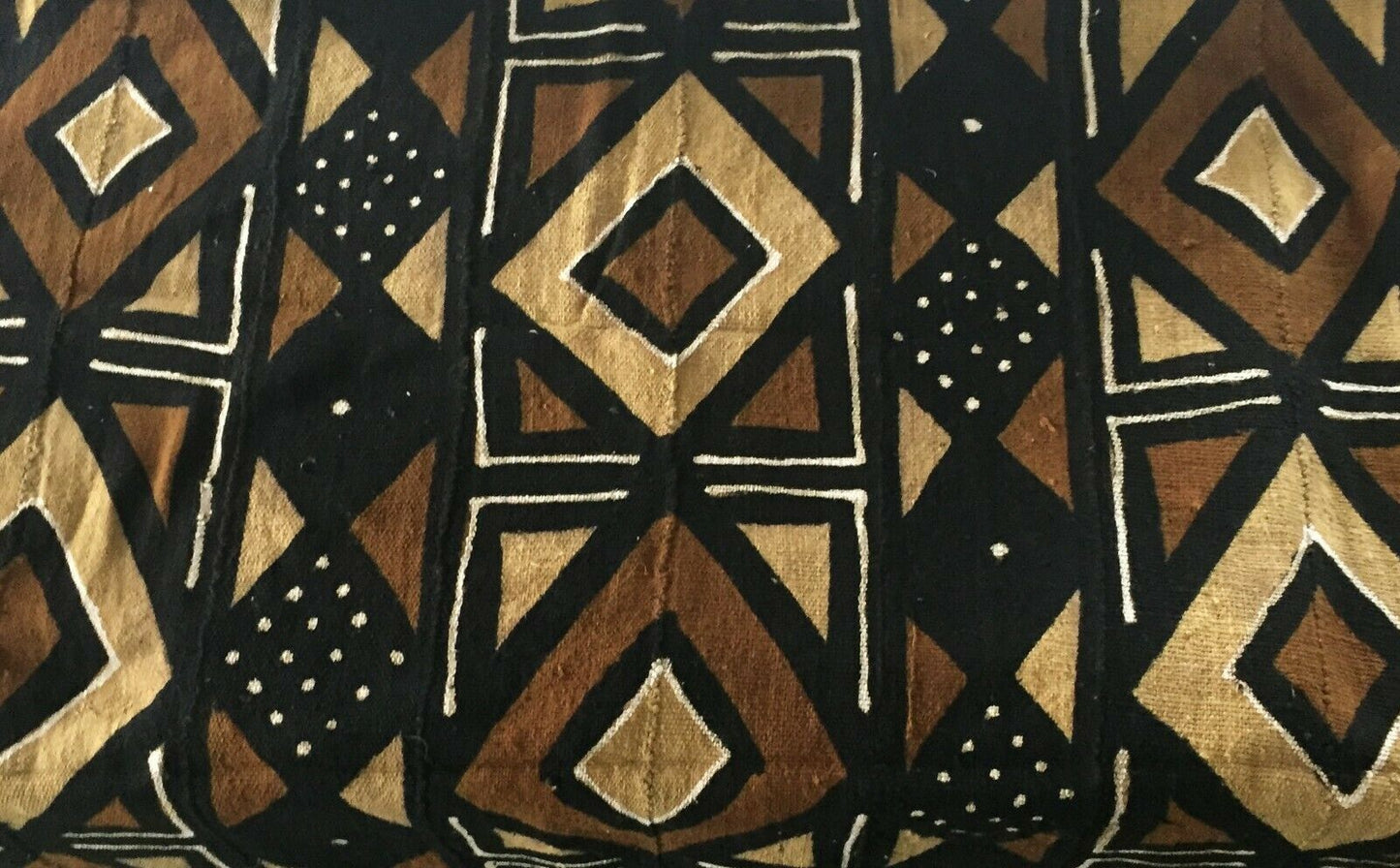 Superb Bogolan Mali Mud Cloth Textile 40" by 60" #1980