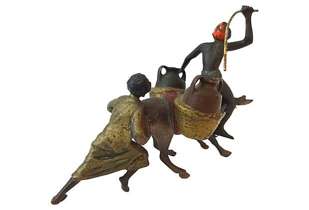 #3908/ok171 Superb Rare Austrian Vienna Bronze Figures