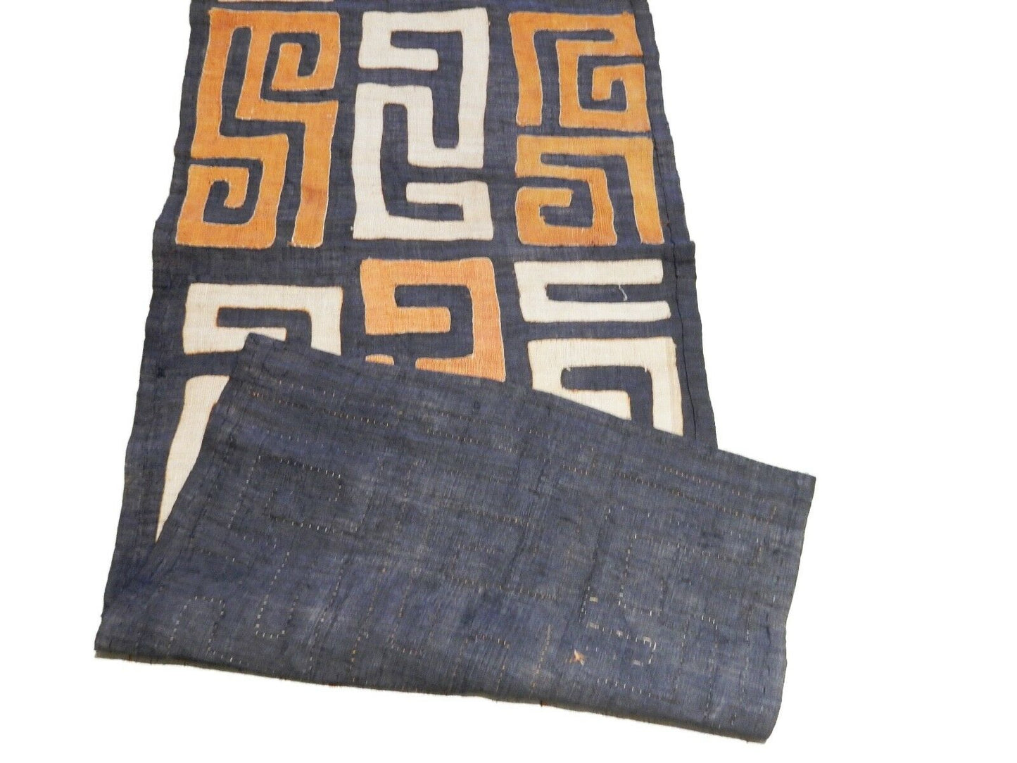 #221k60 Superb Kuba Cloth - Bushoong – DR Congo 118" Long by 22" w