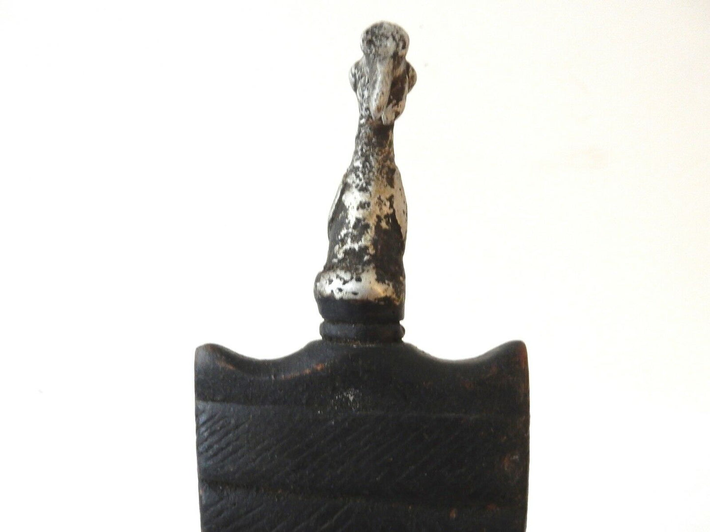 #1955 African Baule I.Coast Comb W/ Bird Head Sculpture