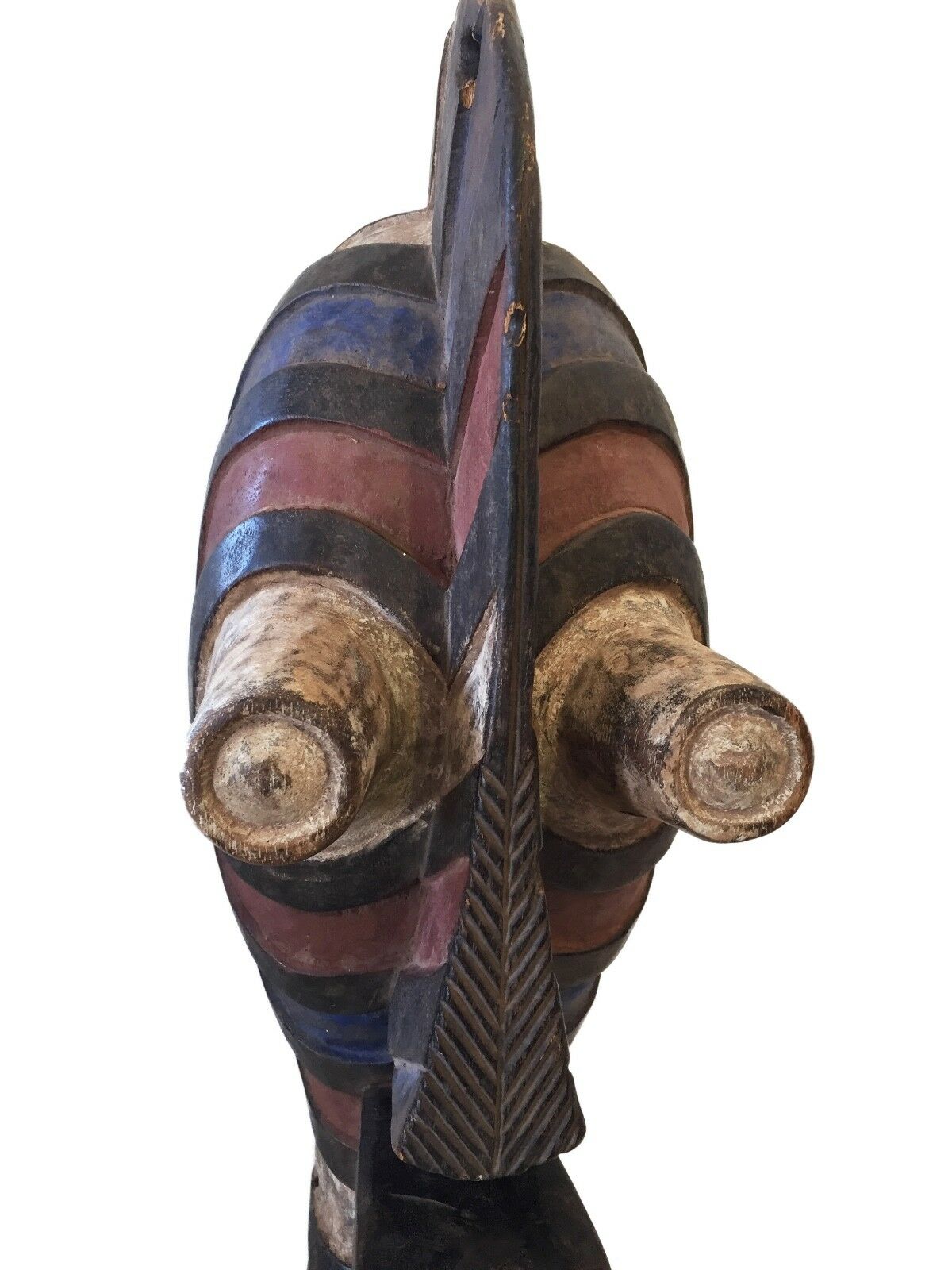 #751 Old African Male Songye Kifwebe Mask 21" h
