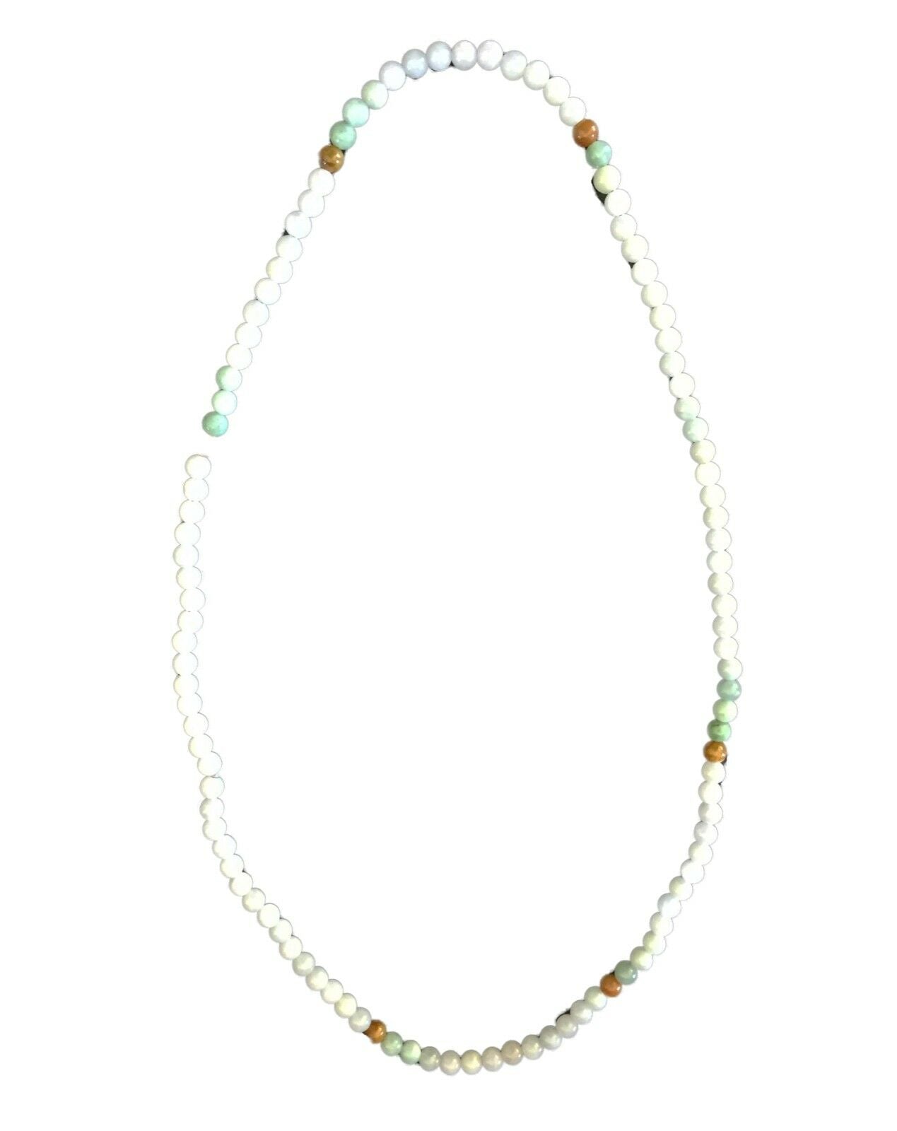 #1699 Superb Jadeite Jade Necklace 111 Beads