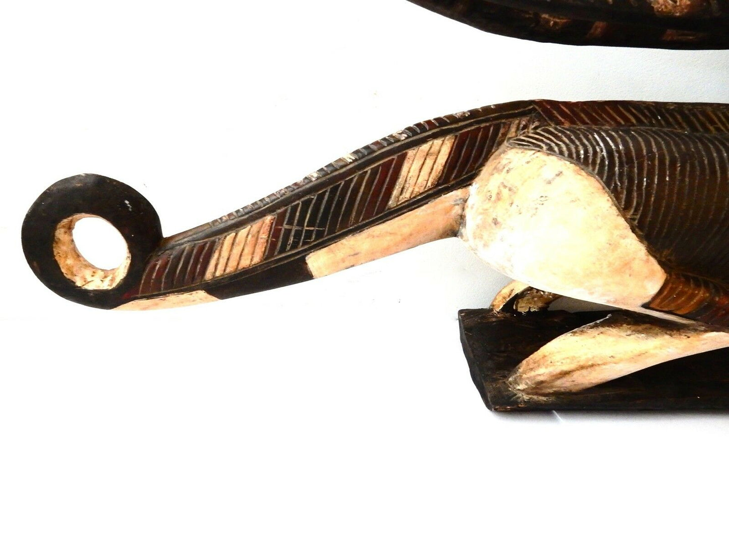 #6380 Huge & Superb and Rare Bambara Chiwara wood Sculpture 62" w by 26" h