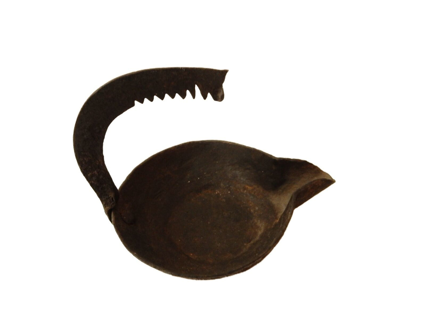 #9 Original Antique Roman Bronze Oil Lamp