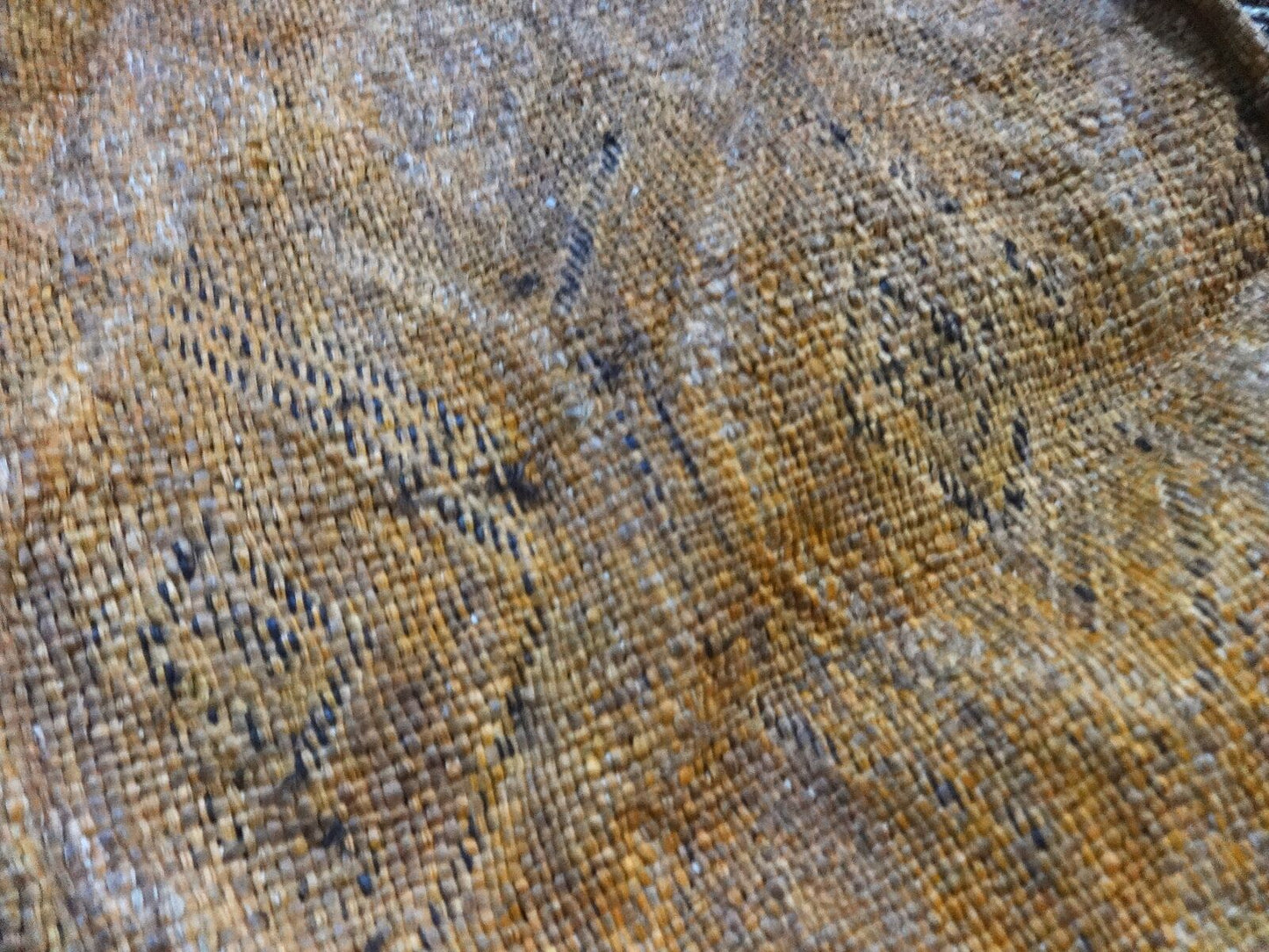 Superb Kuba Kasai Velvet Boutallah Raffia Textile , Zaire Africa 24" by 23.5"